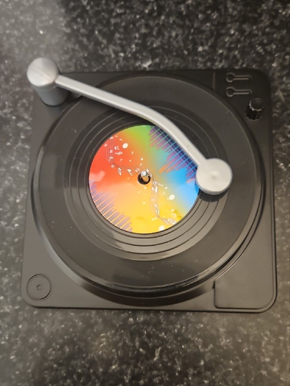 Record Player Coaster Set - Multi Color. Set 0f 4 - Picture 5 of 6